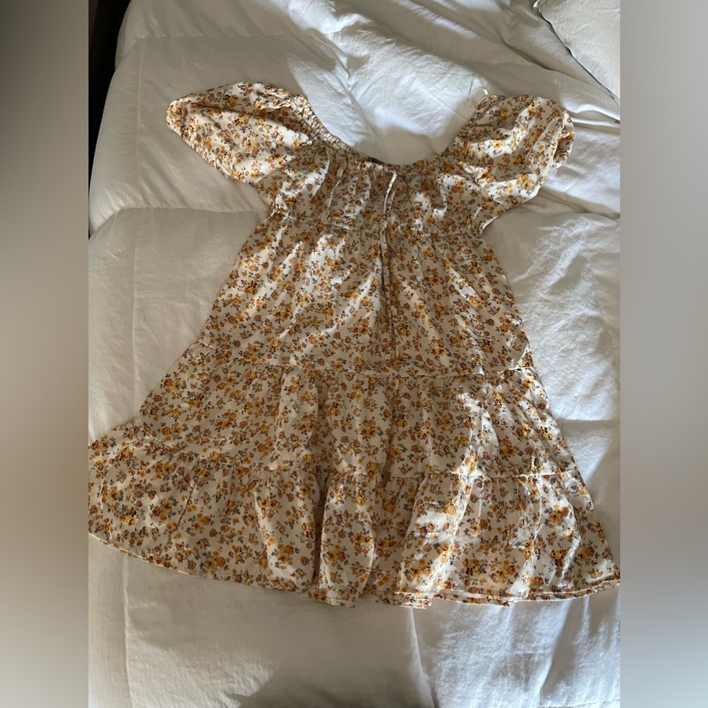 Floral short dress